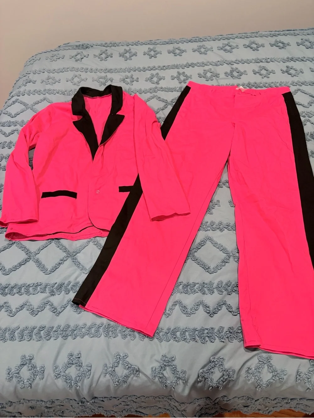 Kelle Mix Master Jacket & Slim Fit Pant Set – Adult XL Cerise (Hot Pink)
